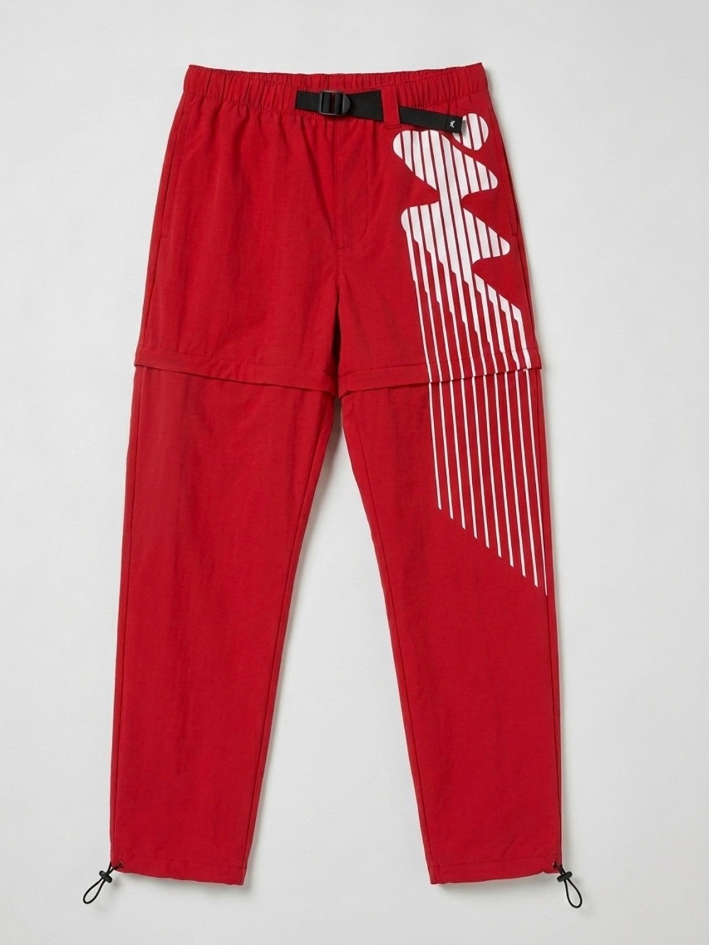 Without Walls Red Convertible Wind Pant Zip Off Shorts Outdoor Hike Climbing L